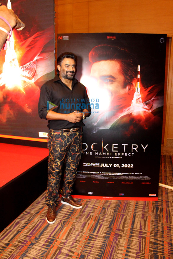Photos: R Madhavan snapped attending the press conference for the film Rocketry: The Nambi Effect Photos: R Madhavan snapped attending the press conference for the film Rocketry: The Nambi Effect
