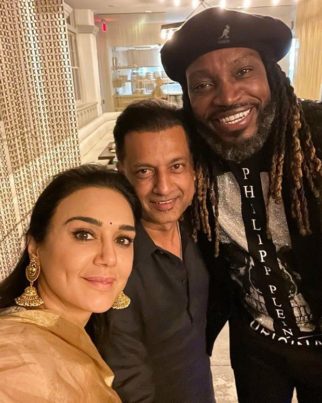 Punjab Kings co-owner Preity Zinta bumps into cricketer Chris Gayle in the US, see photos