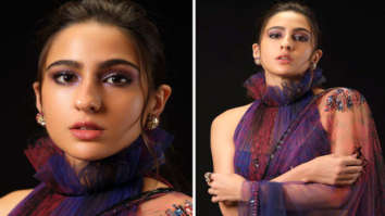 Sara Ali Khan exudes unrivalled beauty in multi-coloured Manish Malhotra saree with ruffled blouse