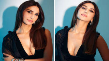 Vaani Kapoor raises temperature in an all-black number for Shamshera trailer launch