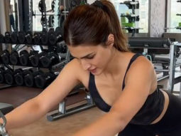 A glimpse from Kriti Sanon’s workout