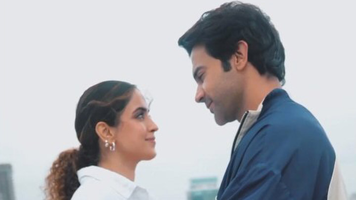 Cute chemistry between Sanya Malhotra and RajKummar Rao