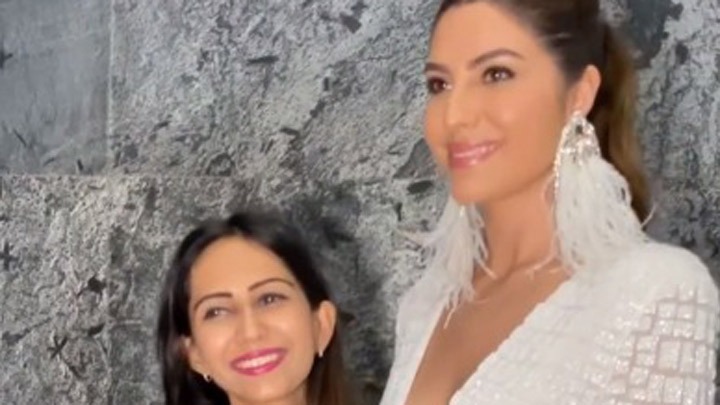 Elnaaz Norouzi looks elegant in white as she celebrates her birthday!