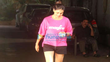 Photos: Genelia D’Souza snapped outside a clinic in Bandra