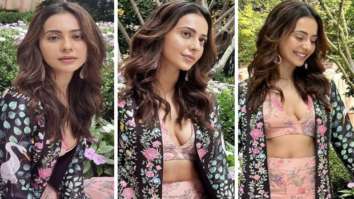 Rakul Preet Singh blooms in a full floral outfit and long shrug