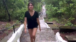 Rhea Chakraborty spends time in nature’s beauty