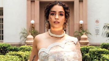 Sanya Malhotra radiates elegance in a stunning sheer white saree worth Rs. 82,000 during Hit: The First Case promotions