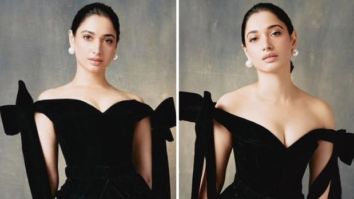 Tamannaah Bhatia sets style goals in a glam black velvet gown