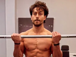 Tiger Shroff shows off his flawless body while working out