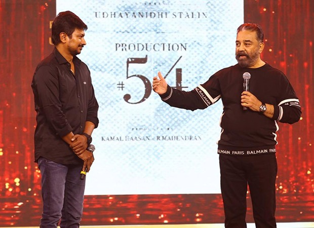 Kamal Haasan and Udhayanidhi Stalin come together for Production 54; announce on Twitter