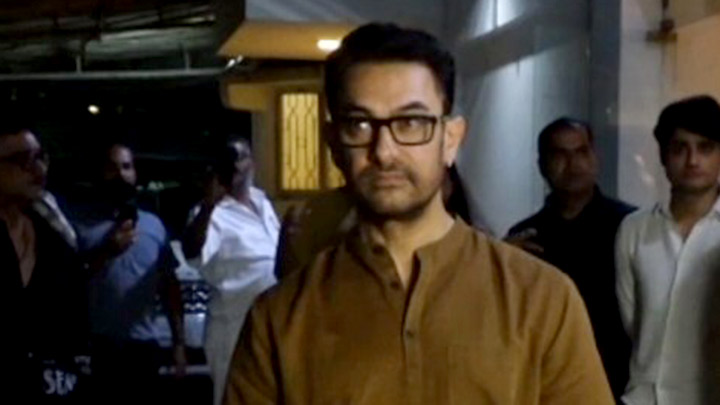 Aamir Khan poses for paps as he’s snapped in the city