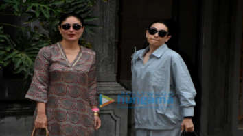 Photos: Kareena Kapoor and Karishma Kapoor snapped at Randhir Kapoor’s house in Bandra