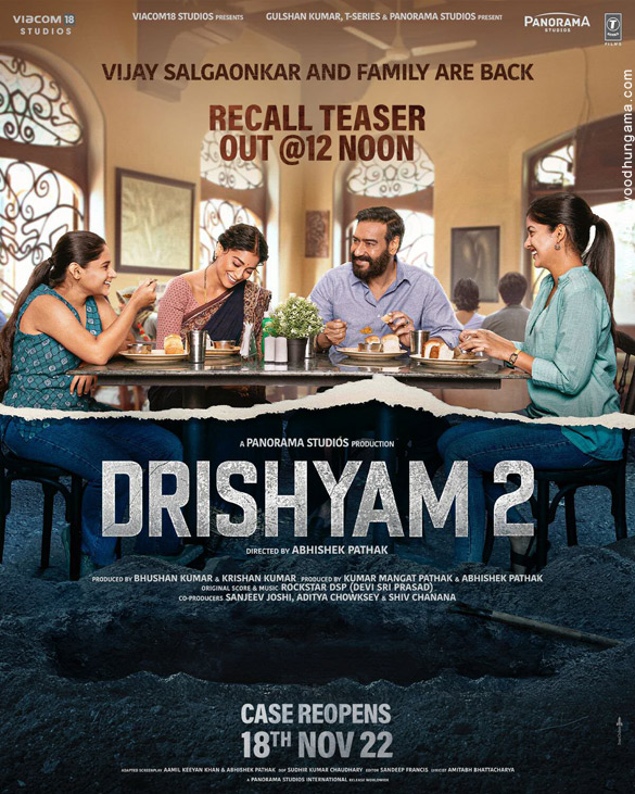 Download Drishyam 2 2022 DVDScr Hindi 1080p | 720p | 480p [350MB] download