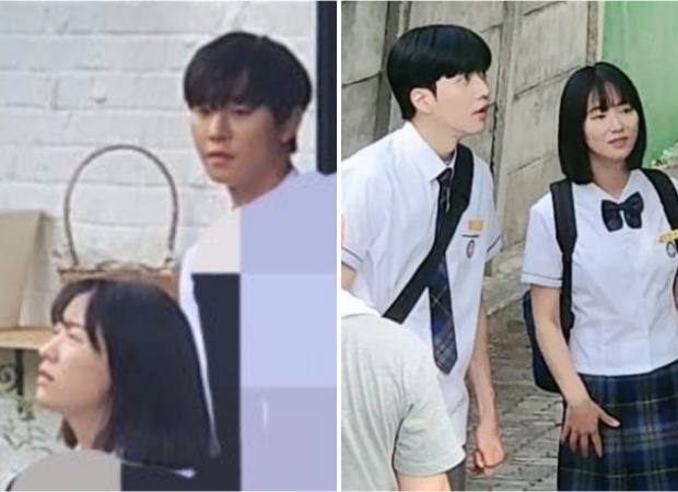LEAKED PHOTOS: Jeon Yeo Been, Ahn Hyo Seop and Kang Hoon spotted shooting A Time Called You, the remake of Taiwanese drama Some Day or One Day for Disney+