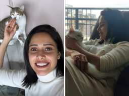 Nushrratt Bharuccha shares series of photos with her cats as she returns home from Uzbekistan