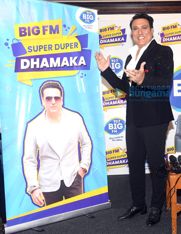 Photos Govinda graces 92.7 Big FM’s latest campaign Big FM Super Duper Dhamaka (1)