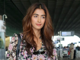 Pooja Hegde clicked at the airport in flowy floral outfit