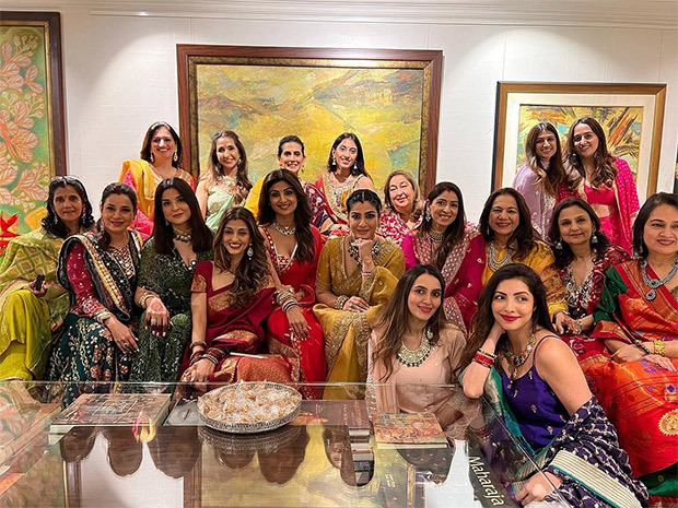 INSIDE PICS: Shilpa Shetty, Raveena Tandon, Maheep Kapoor, Neelam celebrate Karva Chauth at Anil Kapoor-Sunita Kapoor’s residence 