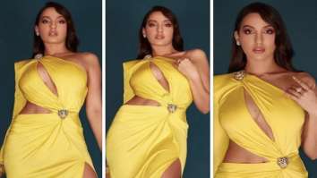 Nora Fatehi is a complete smokeshow in yellow cut-out gown worth Rs. 1.89 Lakh at GQ awards