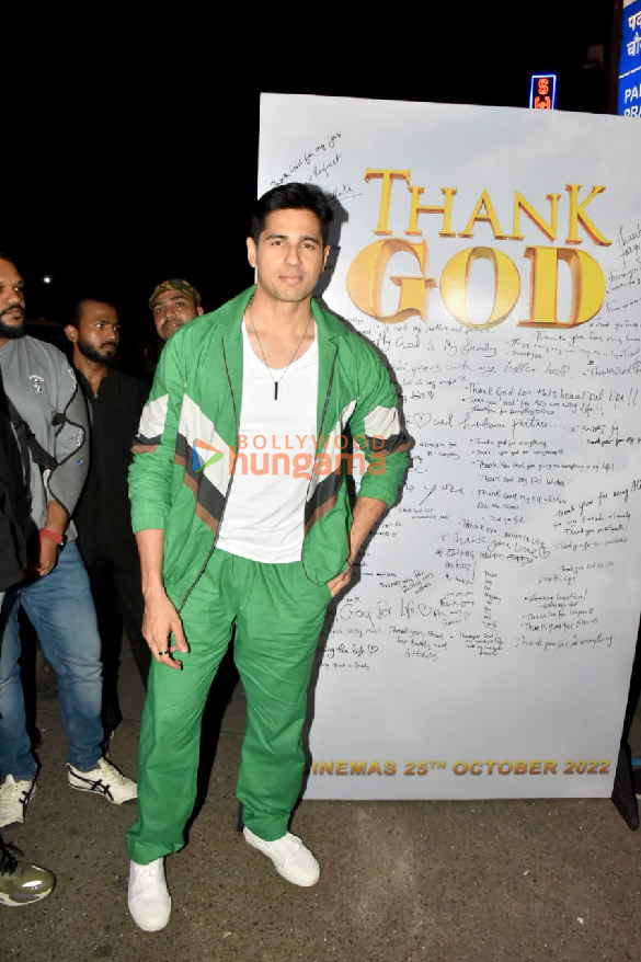 Photos: Sidharth Malhotra snapped during Thank God promotions