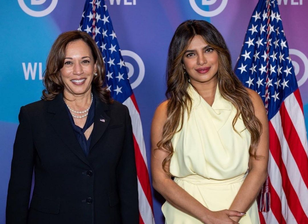 Priyanka Chopra meets US Vice President Kamala Harris; says she doesn't vote in US but Nick Jonas 'can and one day, my daughter will' : Bollywood News - Vimarsana News
