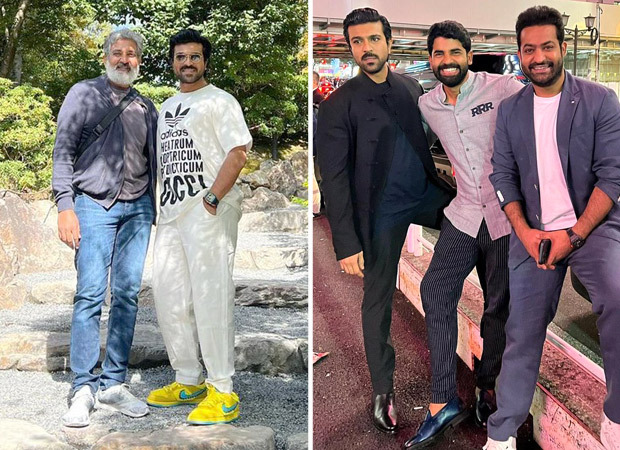 Ram Charan shares pictures with SS Rajamouli and Jr.  NTR from Japan: 