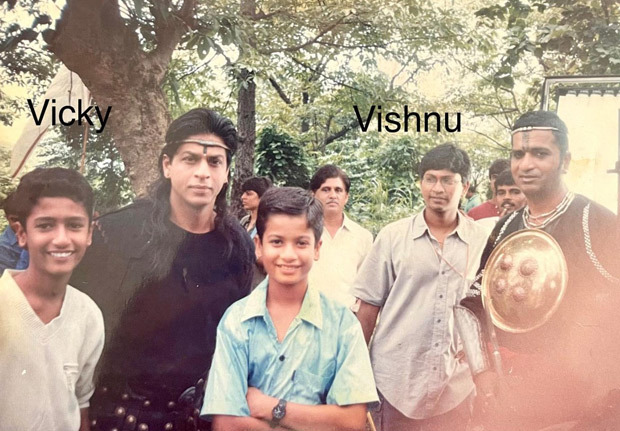 Vicky Kaushal poses with Shah Rukh Khan in this rare photo; actor’s dad Sham Kaushal shares this throwback moment from the sets of Asoka 