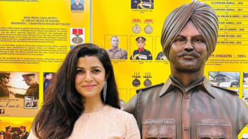 Nimrat Kaur visits Patiala for the inaugural ceremony of late father Major Bhupender Singh’s statue in Patiala regiment!
