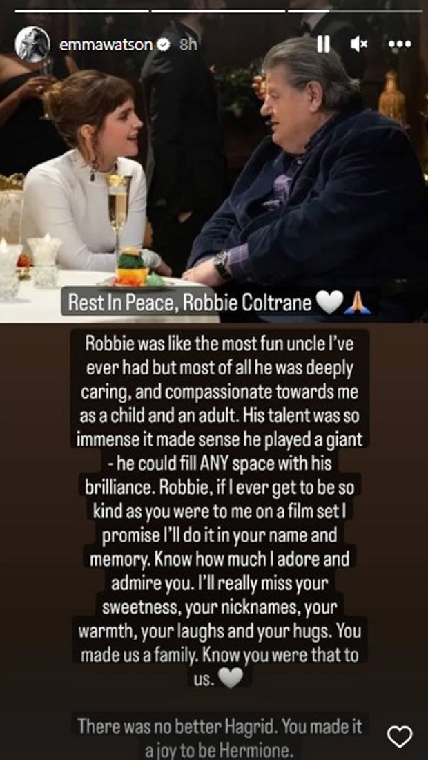 Robbie Coltrane passes away at 72; Harry Potter stars Daniel Radcliffe, Emma Watson, Tom Felton, Bonnie Wright pay tribute to beloved Hagrid 